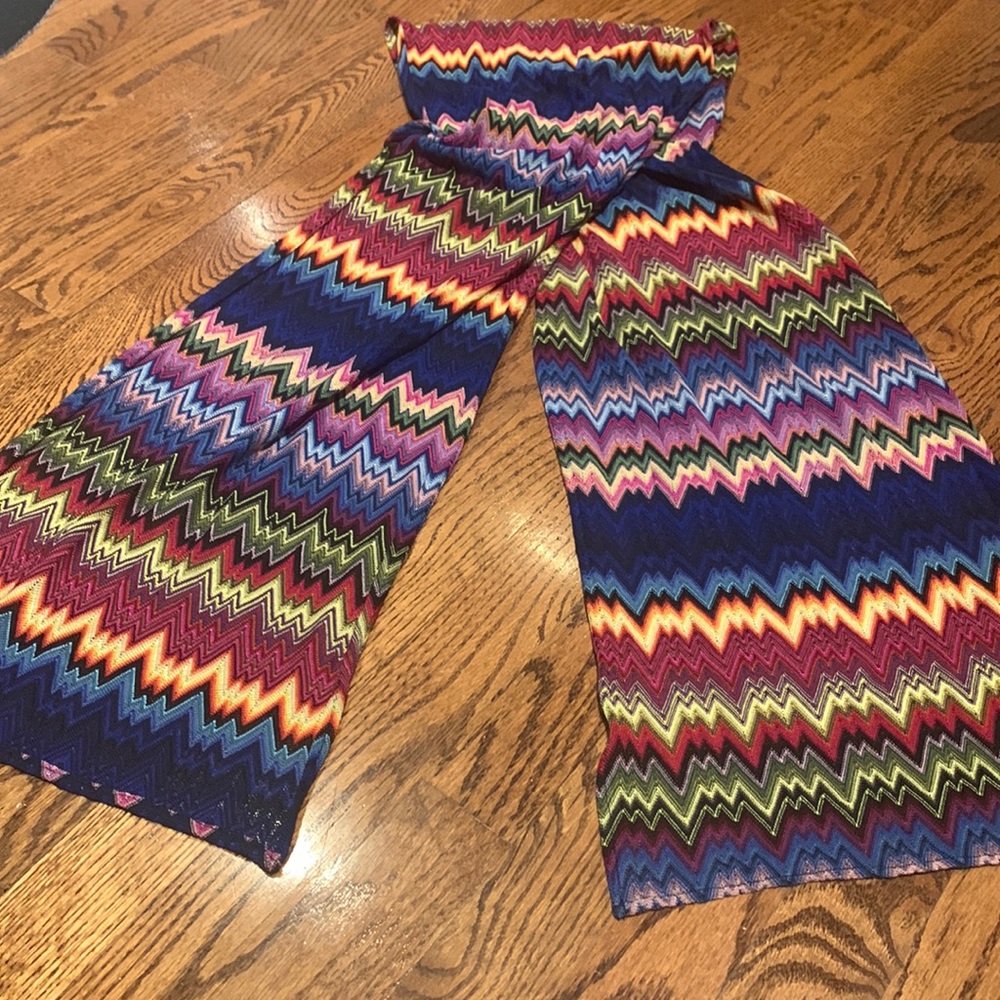 Chevron Missoni inspired scarf
